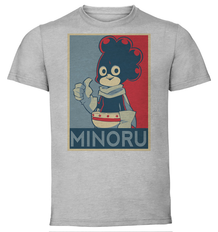 T-Shirt Unisex - Grey - Propaganda - My Hero Academia - Minoru Mineta