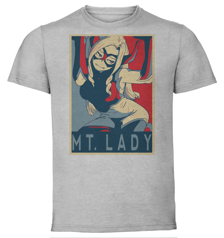 T-Shirt Unisex - Grey - Propaganda - My Hero Academia - Mountain Lady