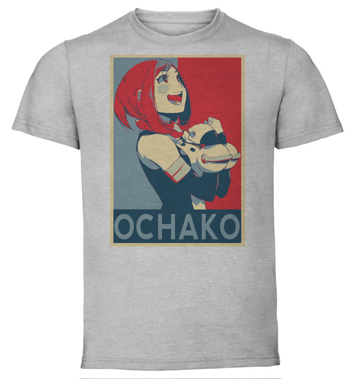 T-Shirt Unisex - Grey - Propaganda - My Hero Academia - Ochako