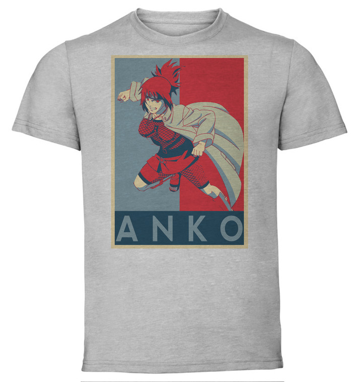 T-Shirt Unisex - Grey - Propaganda - Naruto - Anko