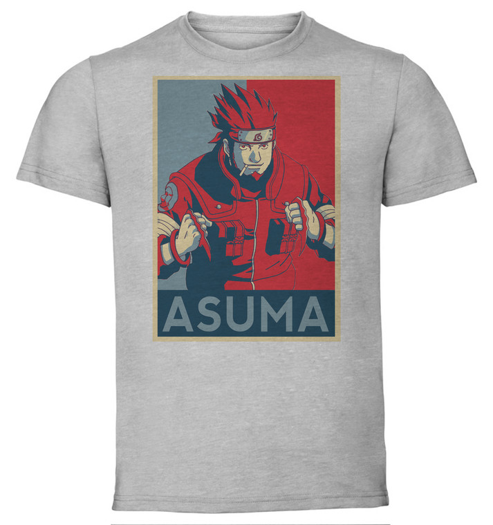 T-Shirt Unisex - Grey - Propaganda - Naruto - Asuma