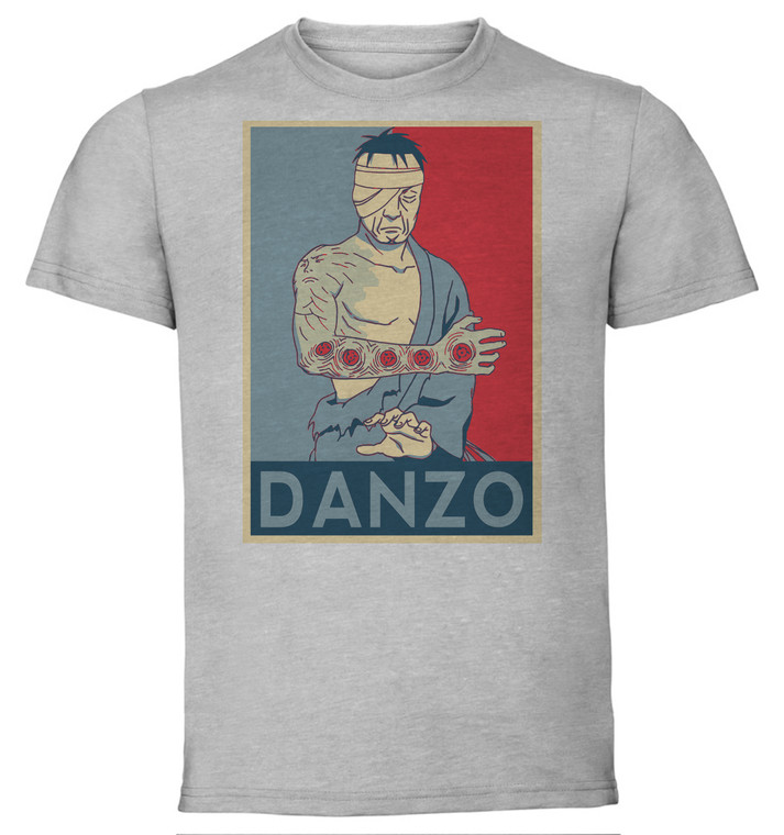 T-Shirt Unisex - Grey - Propaganda - Naruto - Danzo