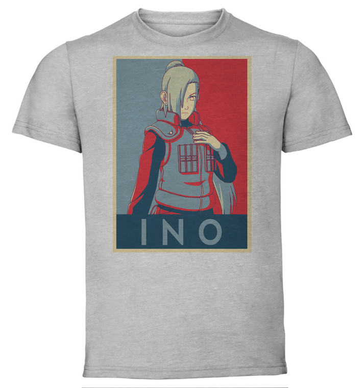 T-Shirt Unisex - Grey - Propaganda - Naruto - Ino