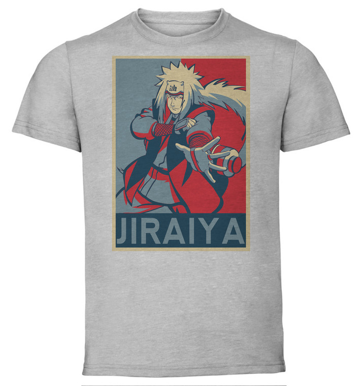 T-Shirt Unisex - Grey - Propaganda - Naruto - Jiraiya