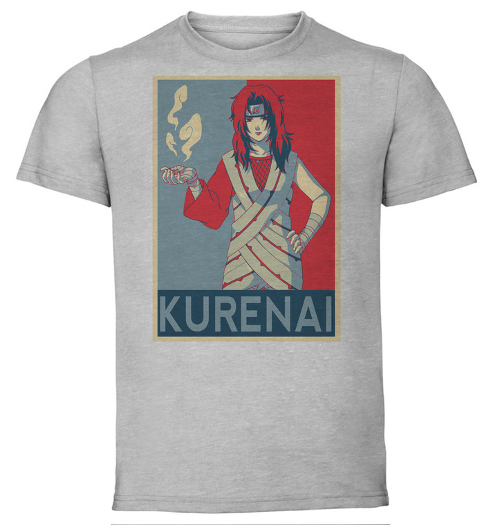 T-Shirt Unisex - Grey - Propaganda - Naruto - Kurenai