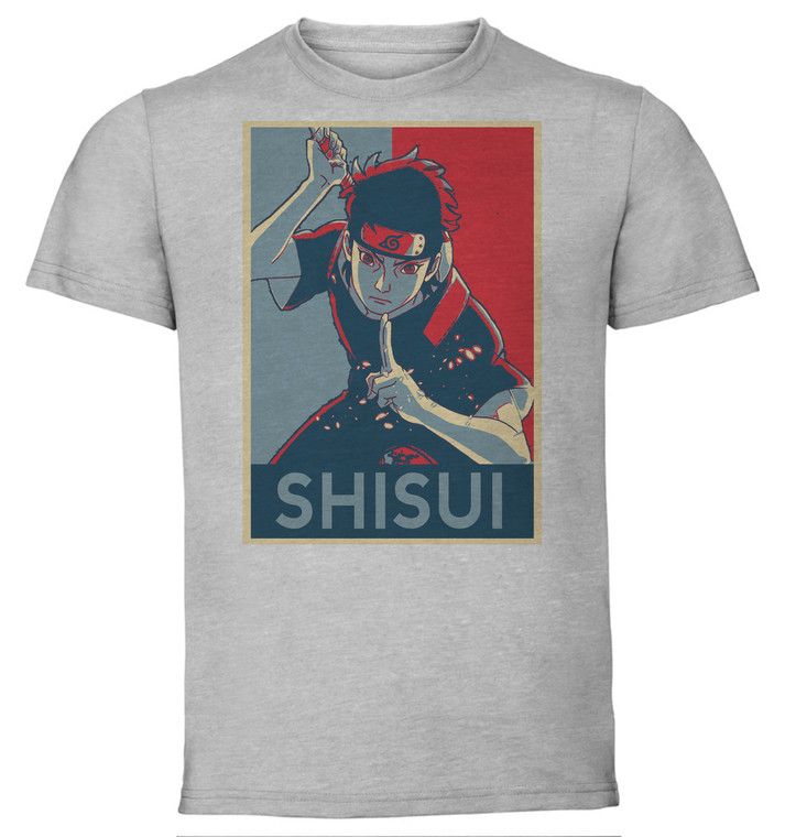 T-Shirt Unisex - Grey - Propaganda - Naruto - Shisui Variant 2
