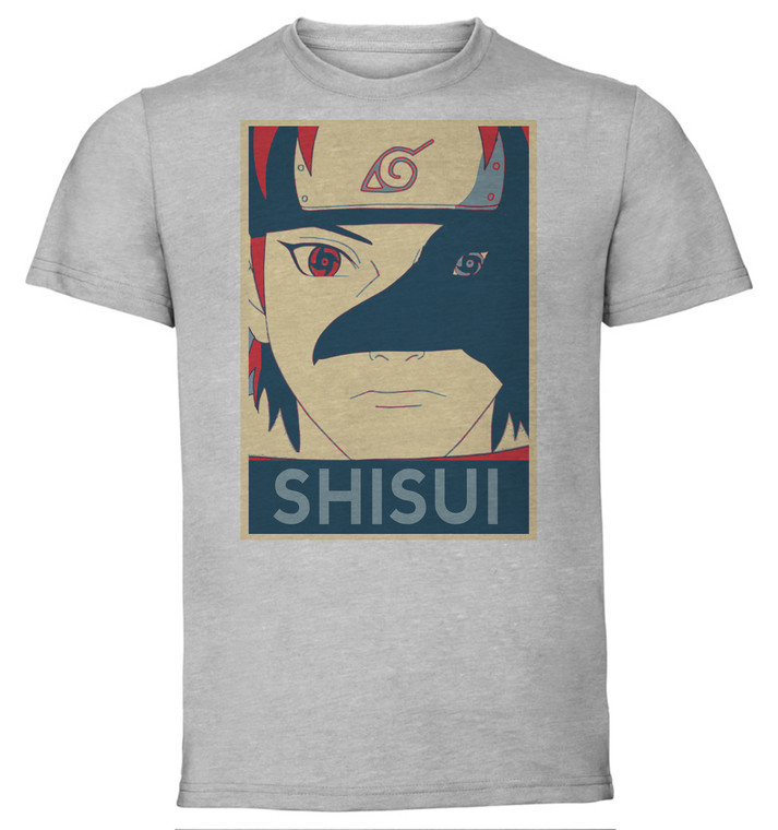 T-Shirt Unisex - Grey - Propaganda - Naruto - Shisui Variant
