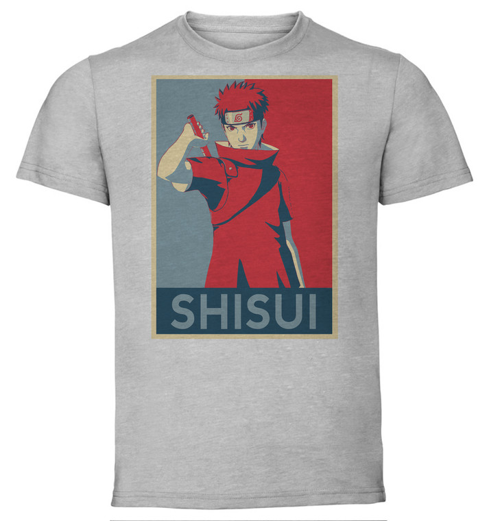 T-Shirt Unisex - Grey - Propaganda - Naruto - Shisui