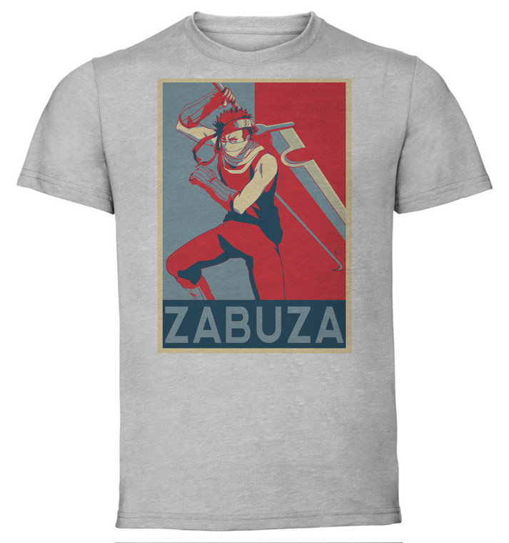 T-Shirt Unisex - Grey - Propaganda - Naruto - Zabuza