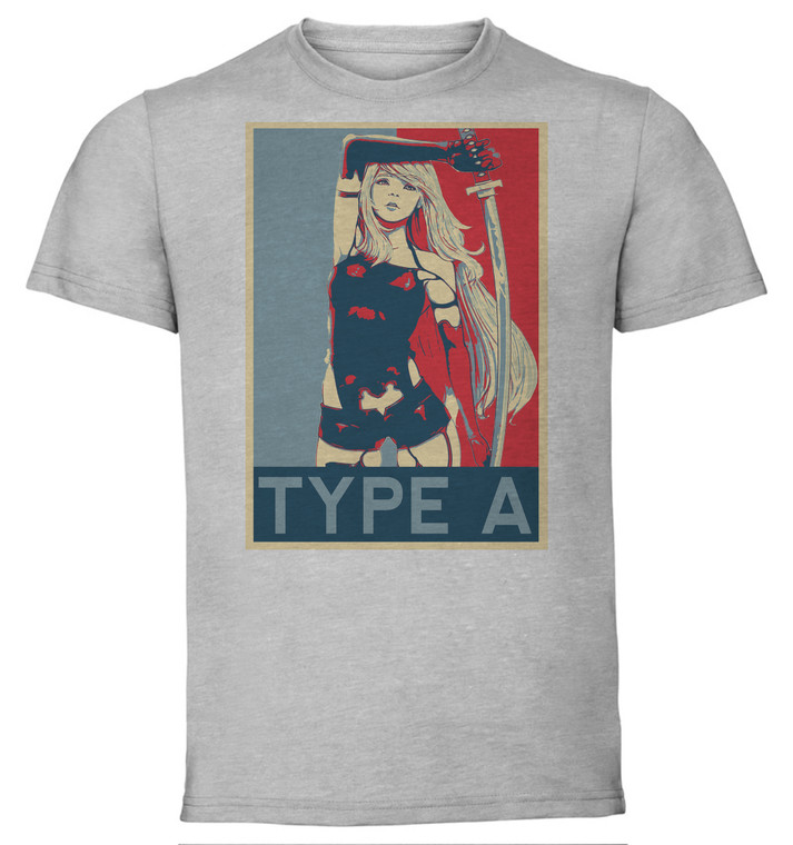 T-Shirt Unisex - Grey - Propaganda - Nier Automata - Type A