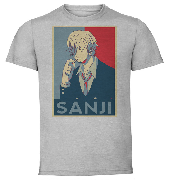 T-Shirt Unisex - Grey - Propaganda - One Piece - Sanji