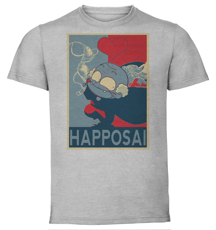 T-Shirt Unisex - Grey - Propaganda - Ranma - Happosai