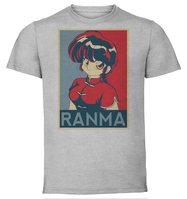 T-Shirt Unisex - Grey - Propaganda - Ranma - Ranma F