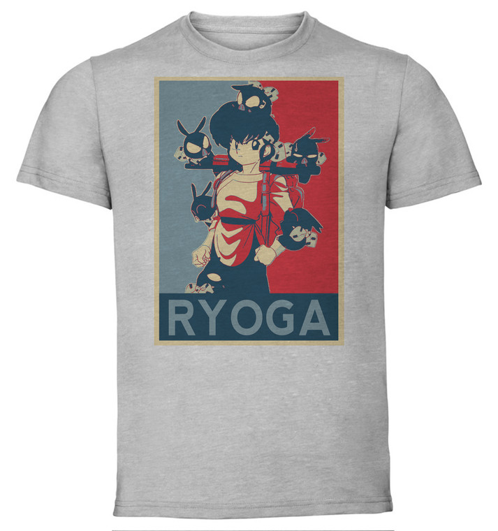 T-Shirt Unisex - Grey - Propaganda - Ranma - Ryoga Variant