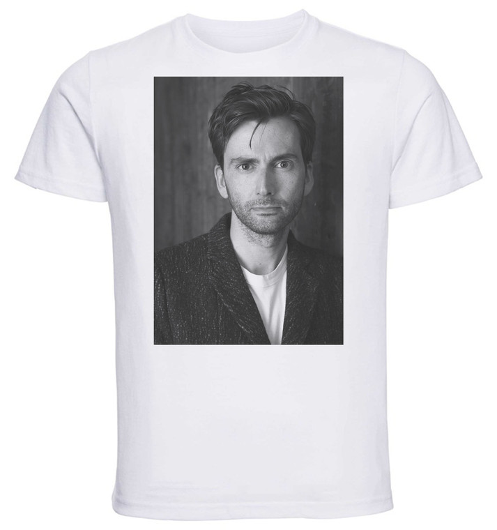 T-shirt Unisex - White - Actor - David Tennant