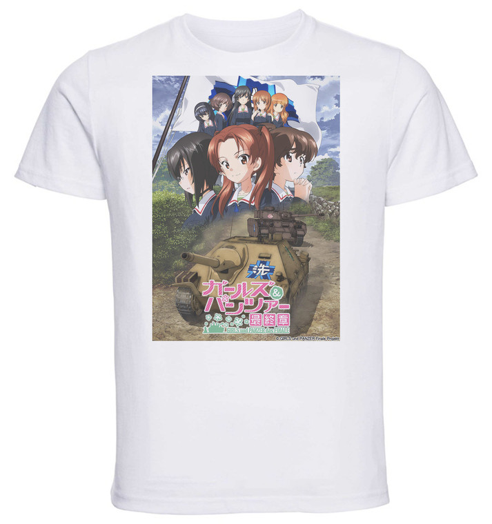 T-shirt Unisex - White - Anime - Girls Und Panzer - Das Finale Film