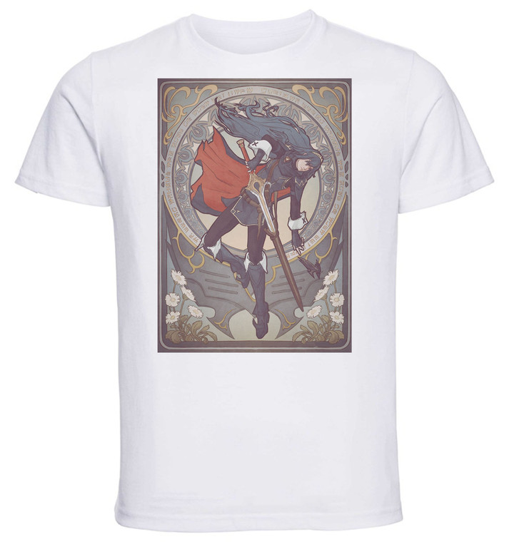 T-shirt Unisex - White - Art Nouveau - Fire Emblem Lucina