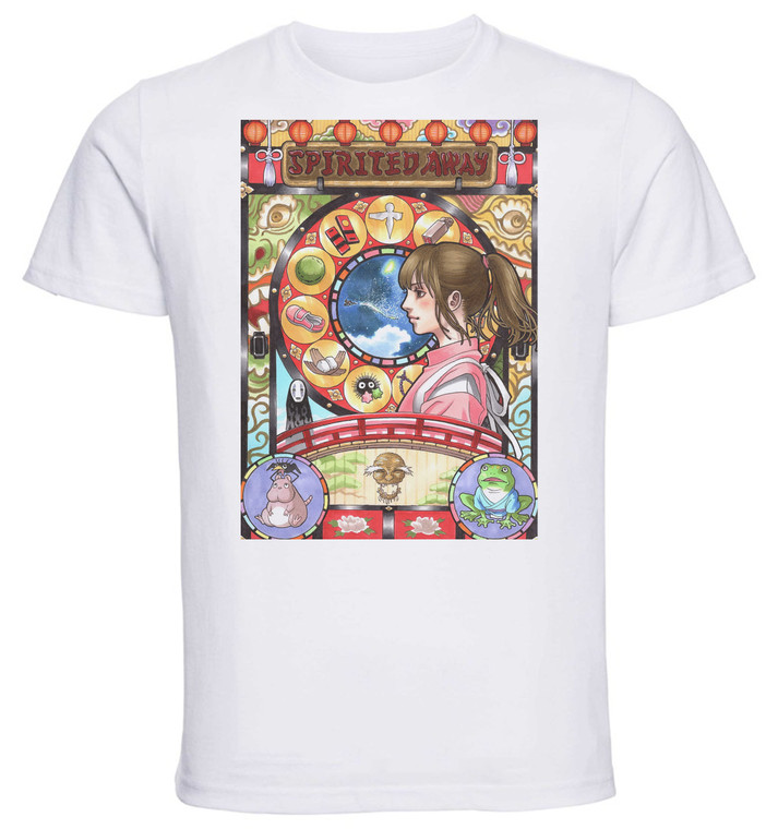 T-shirt Unisex - White - Art Nouveau - Ghibli Spirited