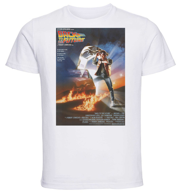 T-shirt Unisex - White - Back To The Future 1
