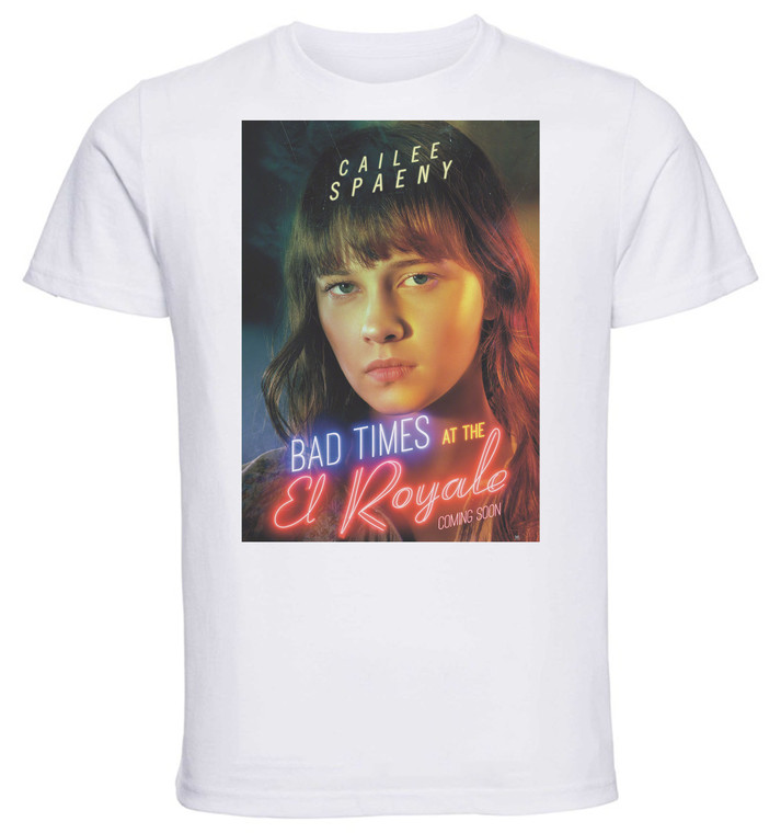 T-shirt Unisex - White - Bad Times At The El Royale B Playbill