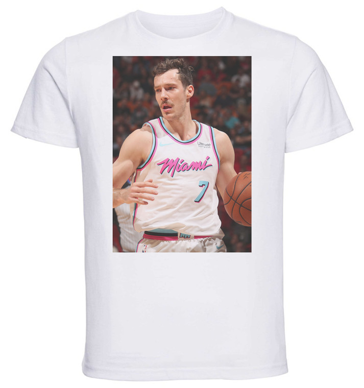 T-shirt Unisex - White - Basket - Dragic Goran