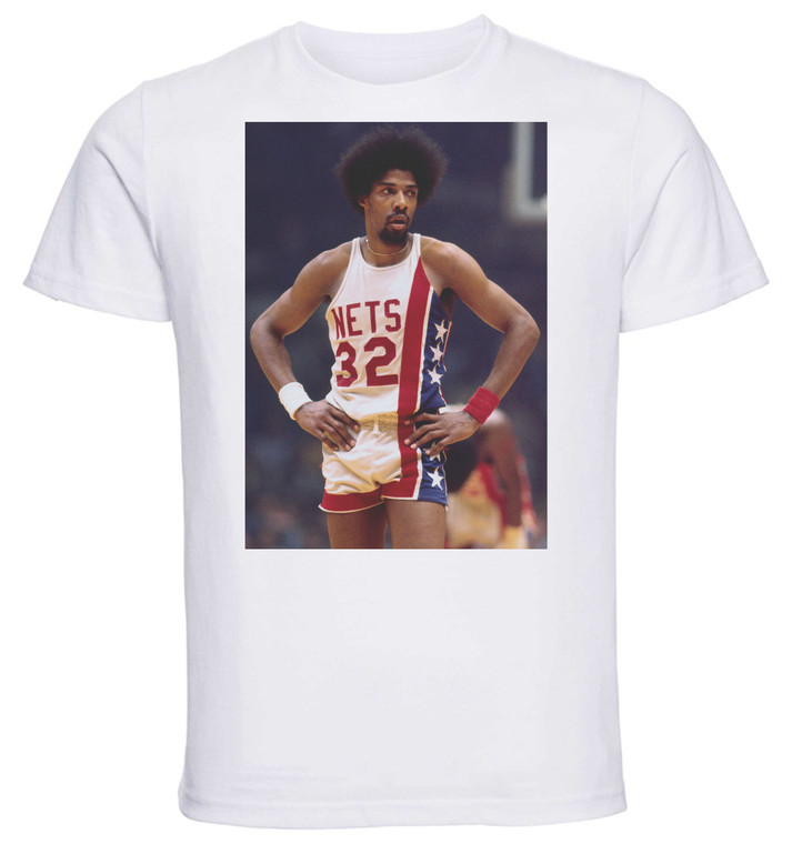 T-shirt Unisex - White - Basket - Julius Erving