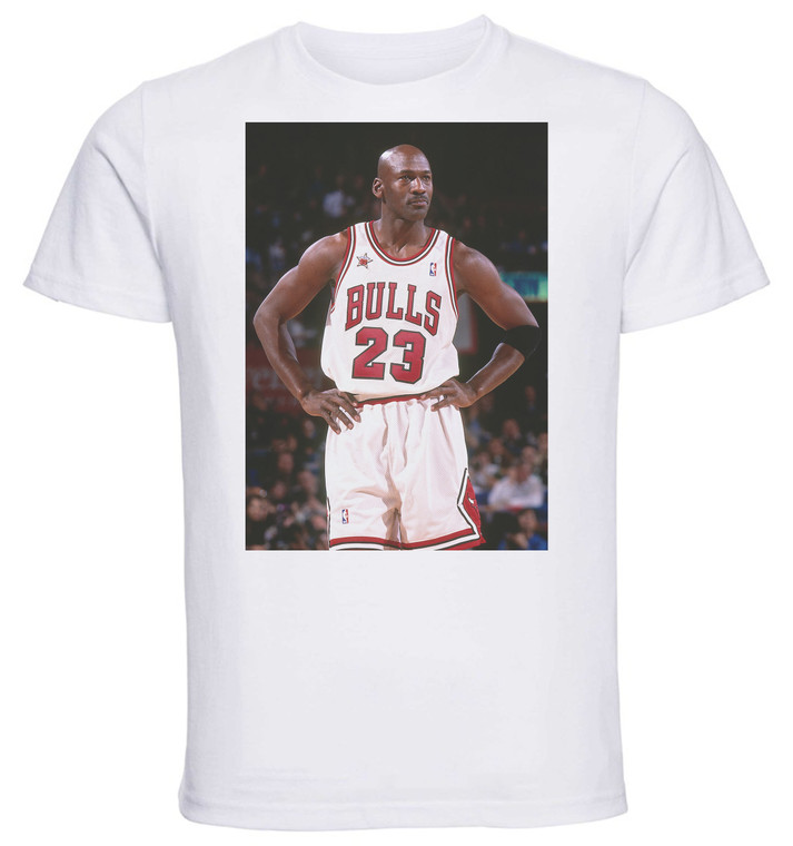 T-shirt Unisex - White - Basket - Michael Jordan Variant 5