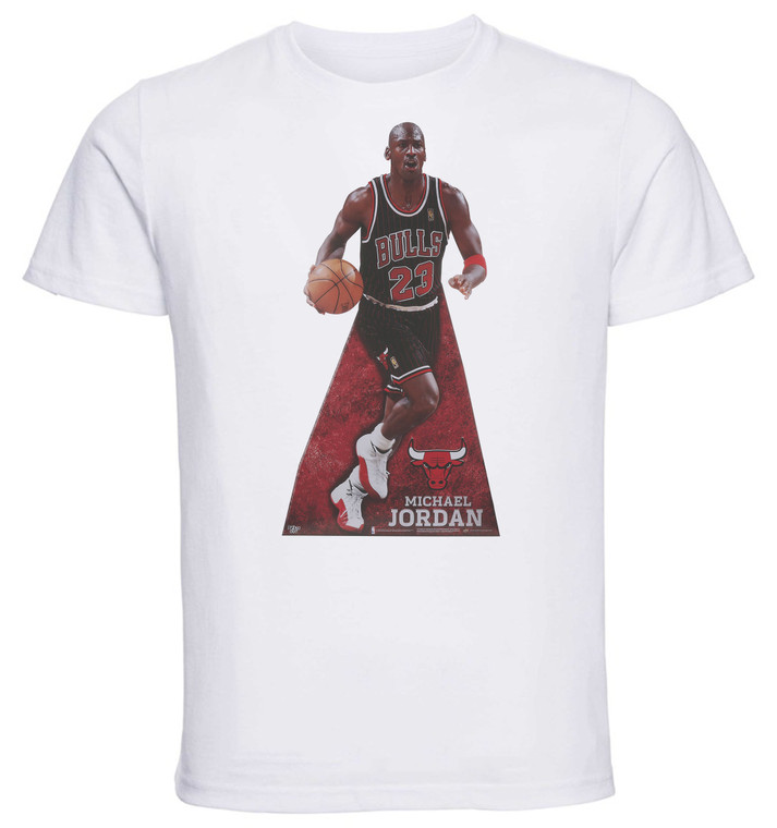 T-shirt Unisex - White - Basket - Michael Jordan Variant 7