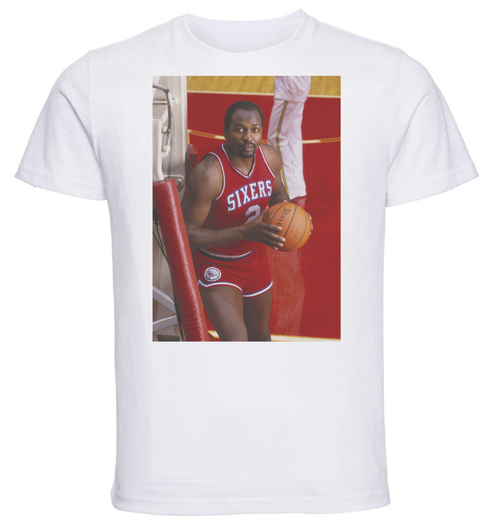 T-shirt Unisex - White - Basket - Moses Malone
