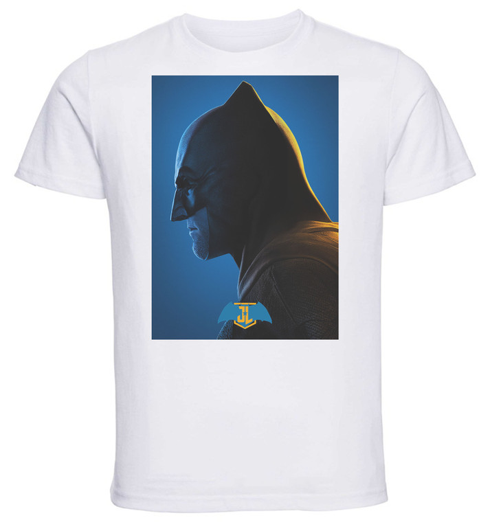 T-shirt Unisex - White - Batman - Justice League