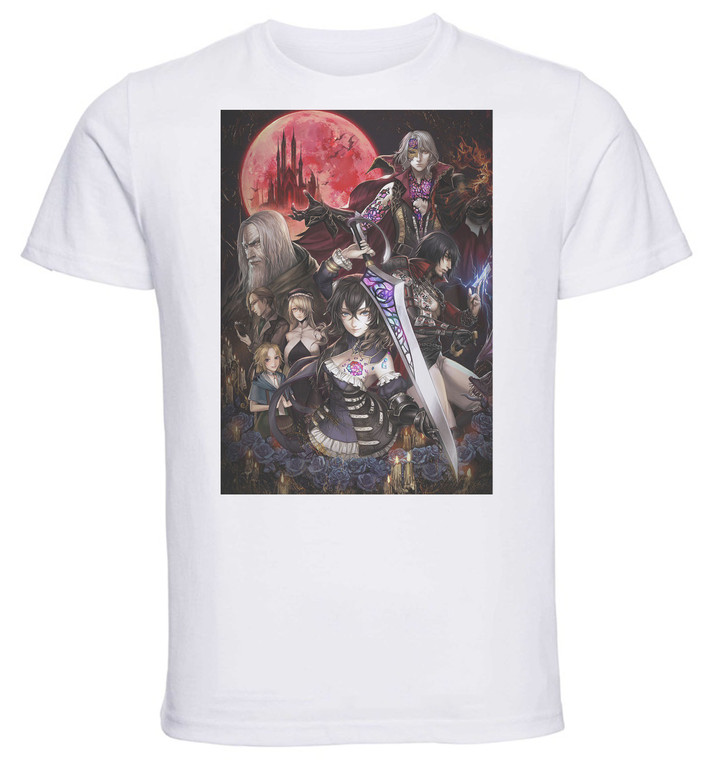 T-shirt Unisex - White - Bloodstained - Ritual Of The Night B