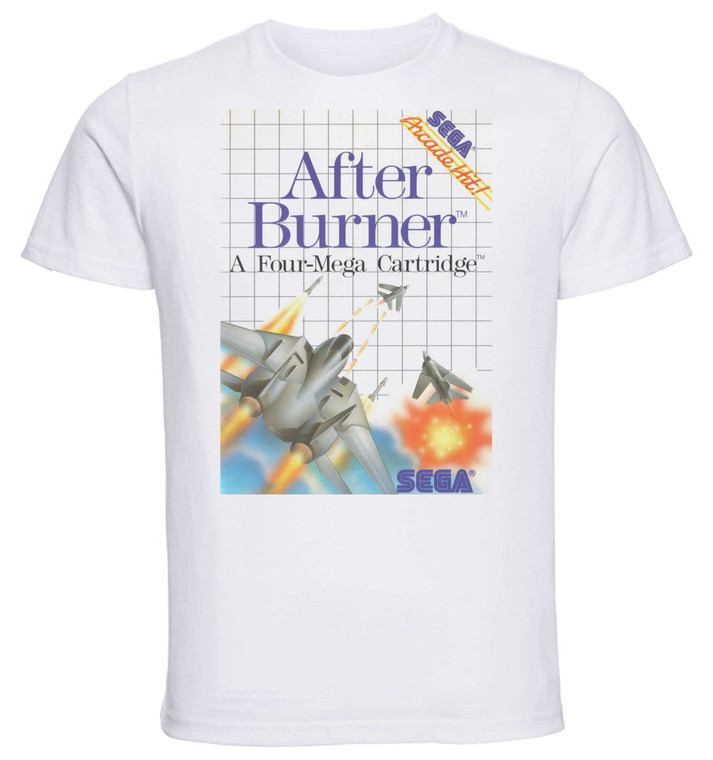 T-shirt Unisex - White - Game Cover After Burner