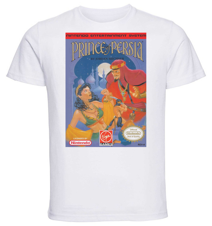T-shirt Unisex - White - Game Cover Prince Of Persia