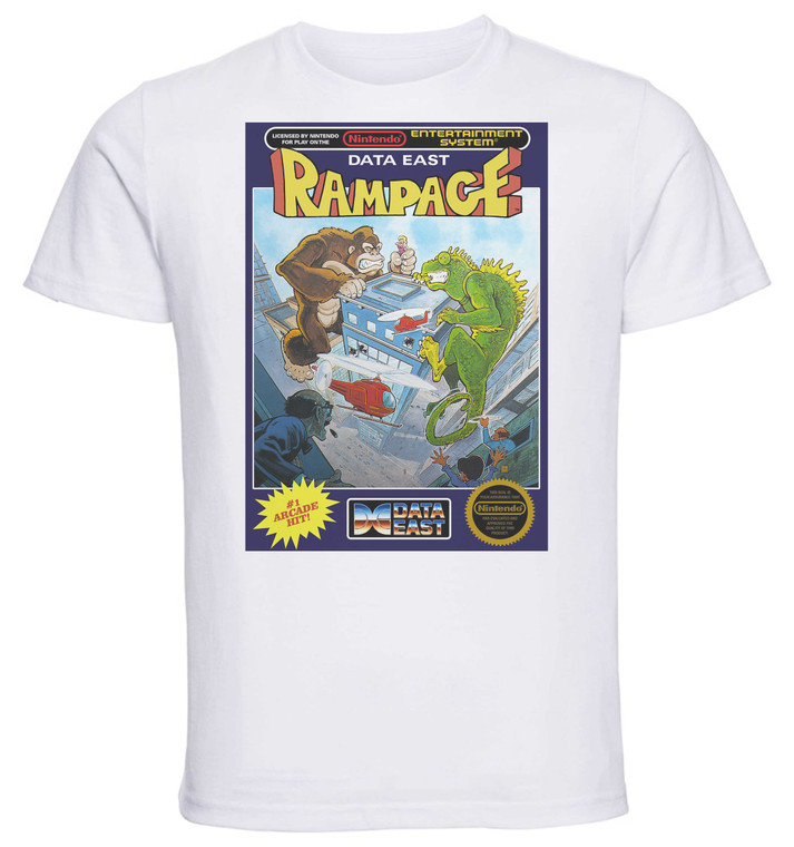 T-shirt Unisex - White - Game Cover Rampage