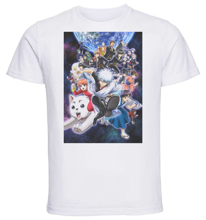 T-shirt Unisex - White - Gintama Characters