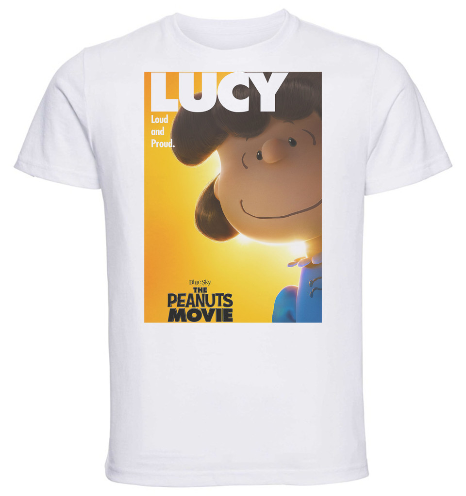 Tshirt Unisex White The Peanuts Movie Lucy Propaganda World
