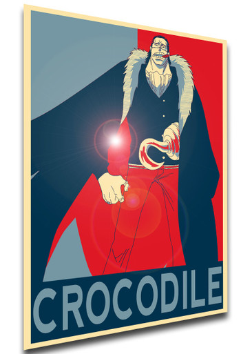 Poster Propaganda One Piece Crocodile Propaganda World