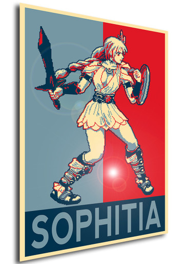 Poster - Propaganda - Pixel Art - Soul Calibur - Sophitia