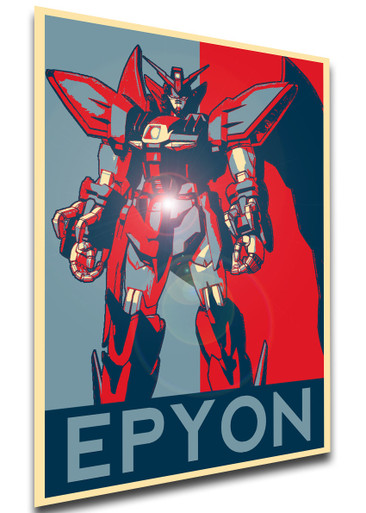 Poster - LL0043 - Propaganda - Gundam Wing - Epyon - Propaganda World