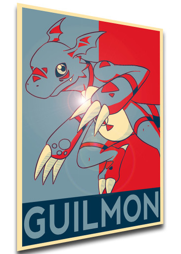 Poster - Propaganda - MA0313 - Digimon - Guilmon variant - Propaganda World