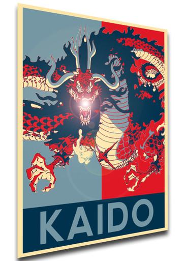 Poster Propaganda One Piece Dragon Kaido FA0286 Propaganda World