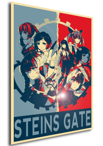 Poster Propaganda Steins Gate Characters Propaganda World Poster Propaganda Steins Gate Characters Propaganda World