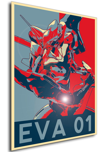 ポスター B2 SIZE NEON GENESIS EVANGELION EVA-01 Poster - Propaganda - Neon Genesis Evangelion - Eva 01 Variant