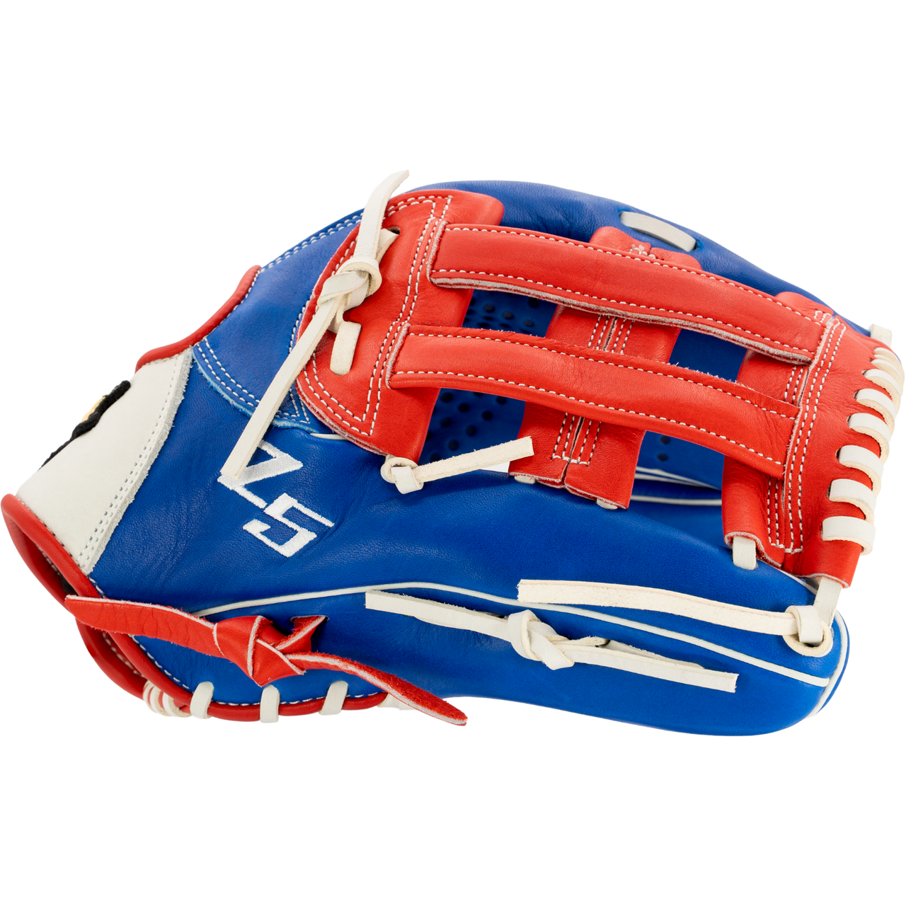 SSK Z5 Craftsman 12.5” Outfield Baseball Glove Z5-1250RYLWHTRED3