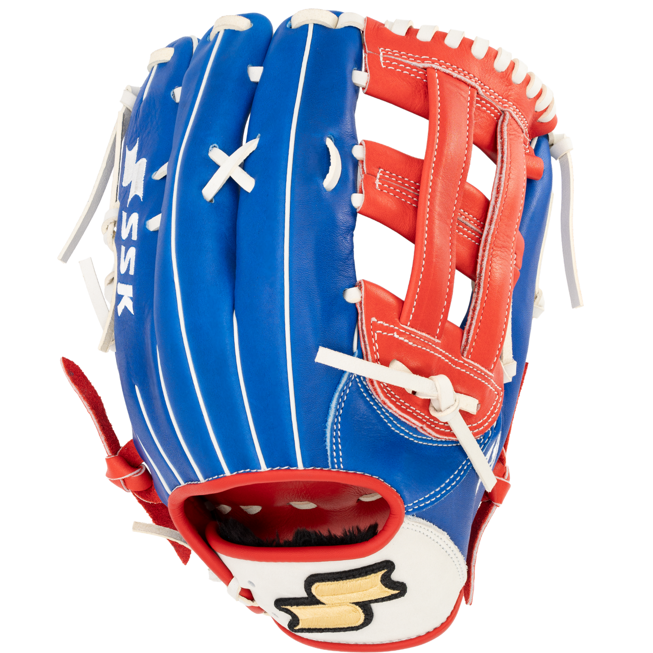 SSK Z5 Craftsman 12.5” Outfield Baseball Glove Z5-1250RYLWHTRED3