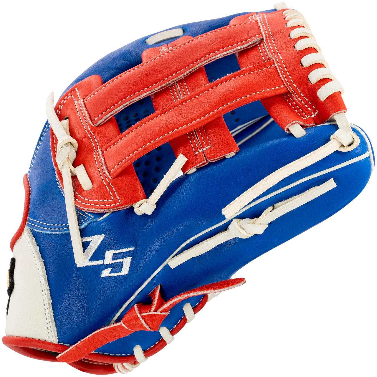 SSK Z5 Craftsman 12.5” Outfield Baseball Glove Z5-1250RYLWHTRED3