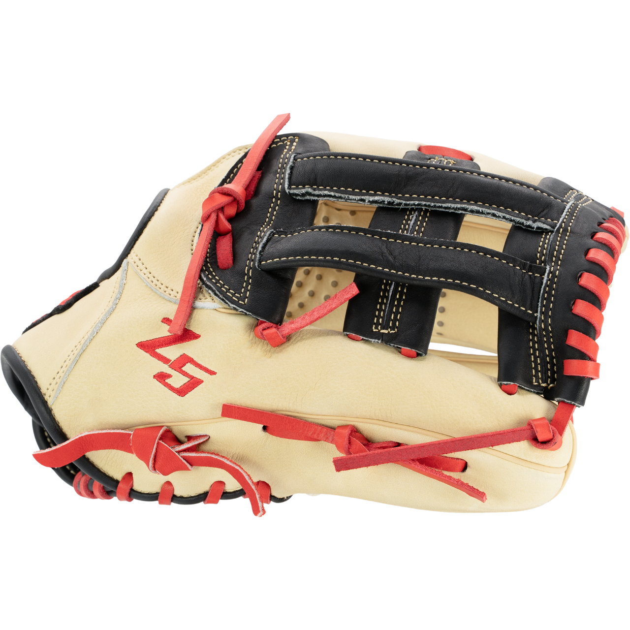 SSK Z5 Craftsman 12.75” Outfield Baseball Glove Z5-1275CMLBLKRED3
