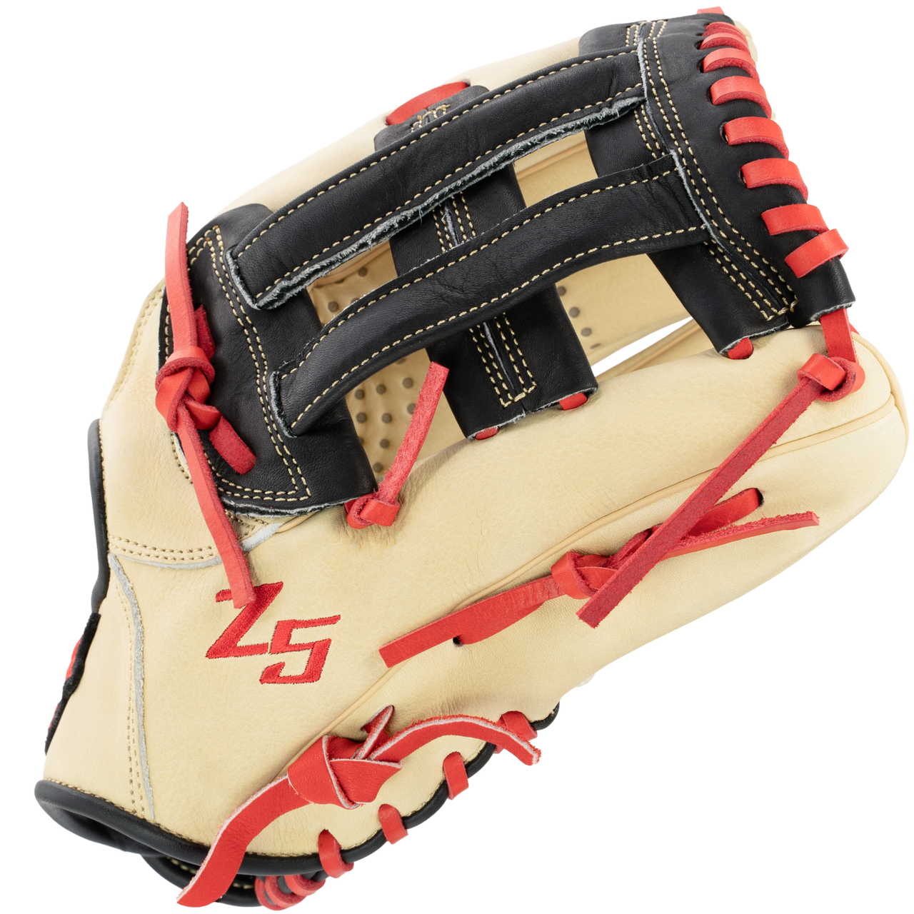 SSK Z5 Craftsman 12.75” Outfield Baseball Glove Z5-1275CMLBLKRED3