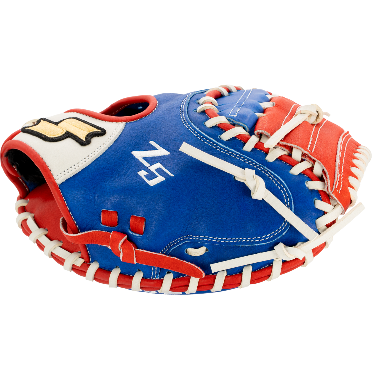 SSK Z5 Craftsman 32.5” Baseball Catcher's Mitt Z5-3250RYLWHTRED6