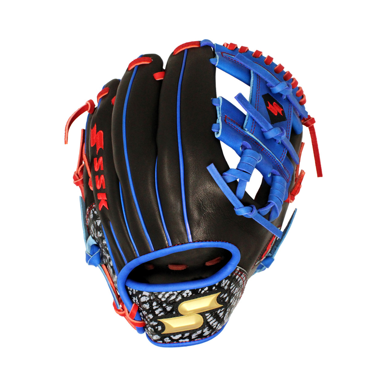 SSK Limited Edition ZPro 11 Infield Baseball Glove ZPLE-1100GRYREDRYL2